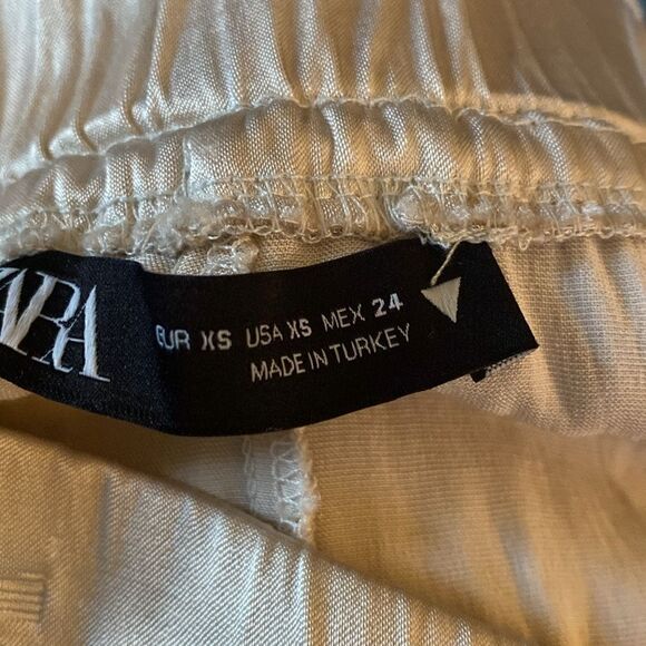 #317 ZARA Satin Champagne Pants - Picture 8 of 9